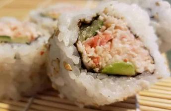 Crab rice roll