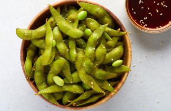 Steamed Japanese soybeans